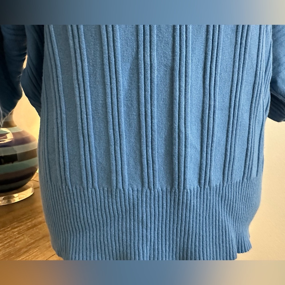 Vila Milano Ribbed Lightweight Dolman Sleeve Top - Size L - Picture 5 of 11